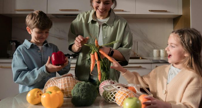 Children who grow up cooking with their parents eat 40% more vegetables as adults, new longitudinal study finds