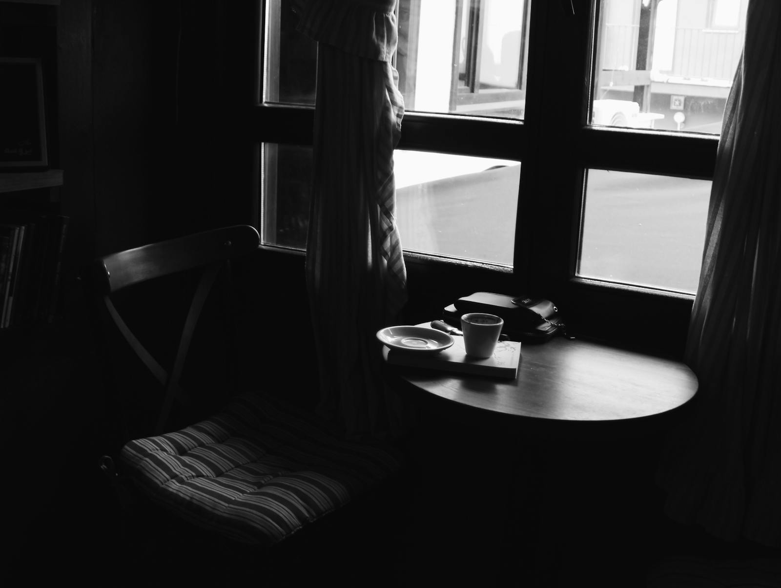cafe window morning