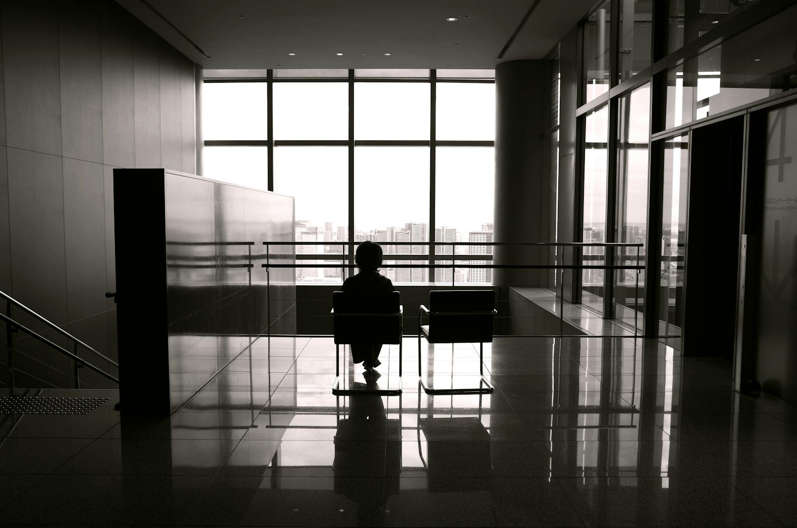 child sitting alone quietly