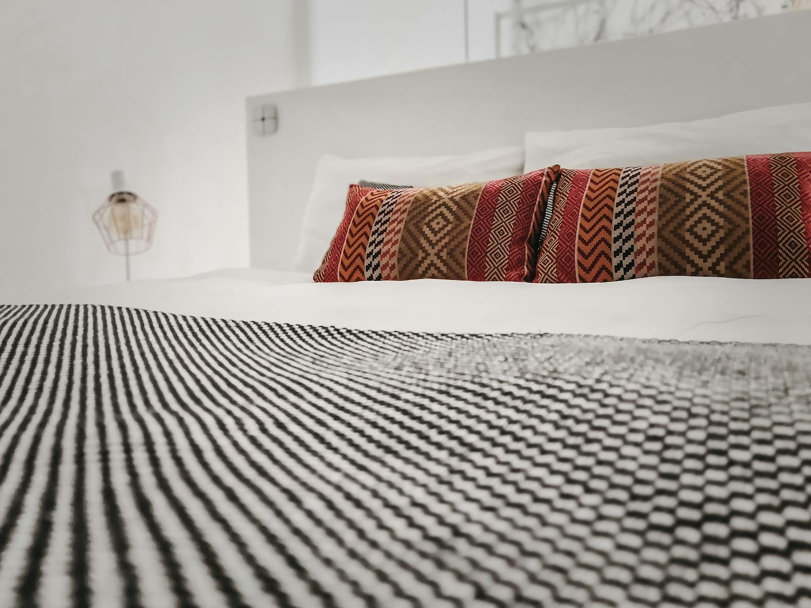 cozy apartment textile details