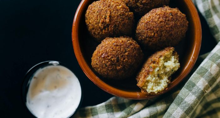 Crispy Baked Falafel Bowls With Pickled Turnips and Herby Tahini in 30 Minutes