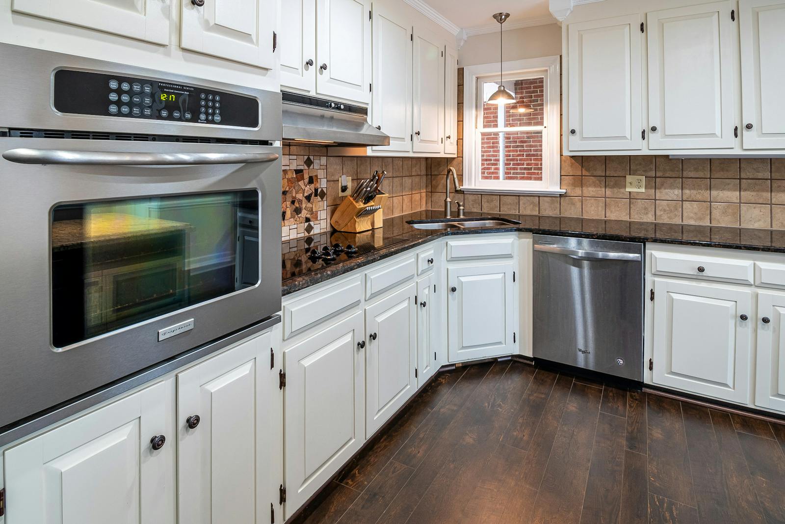 modest suburban kitchen