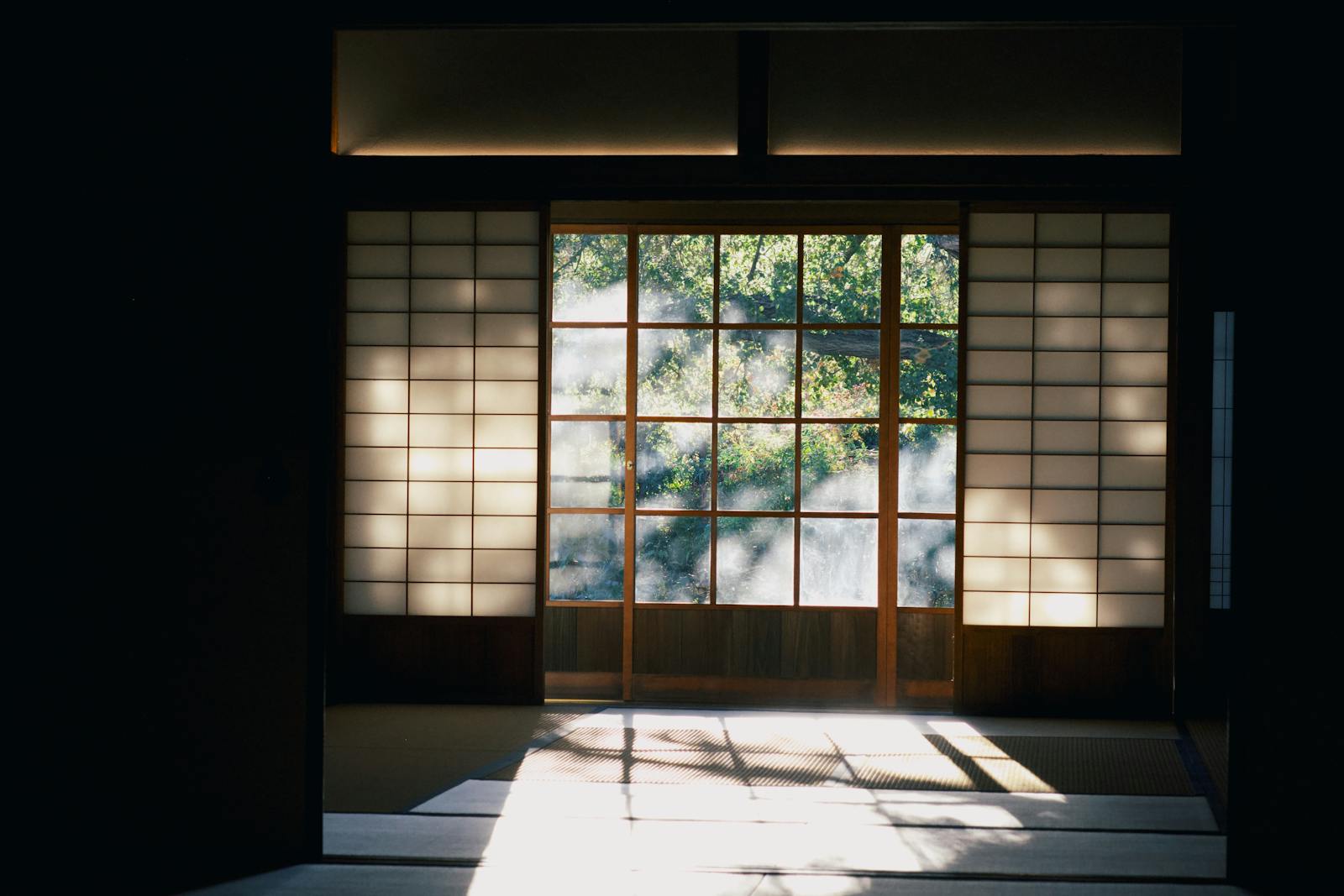 open doorway sunlight