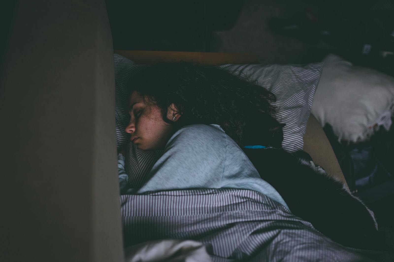 dim bedroom night