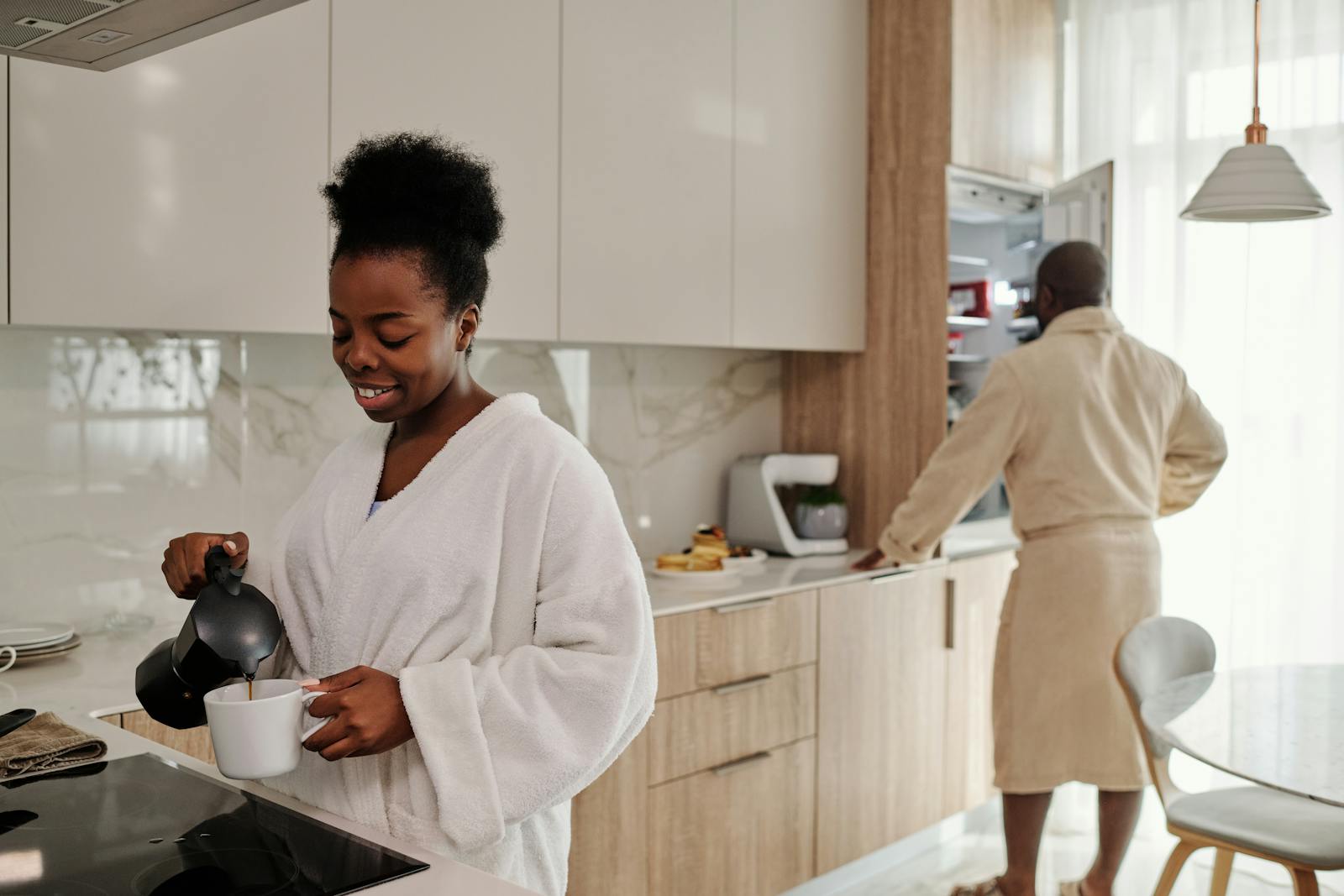 morning kitchen routine