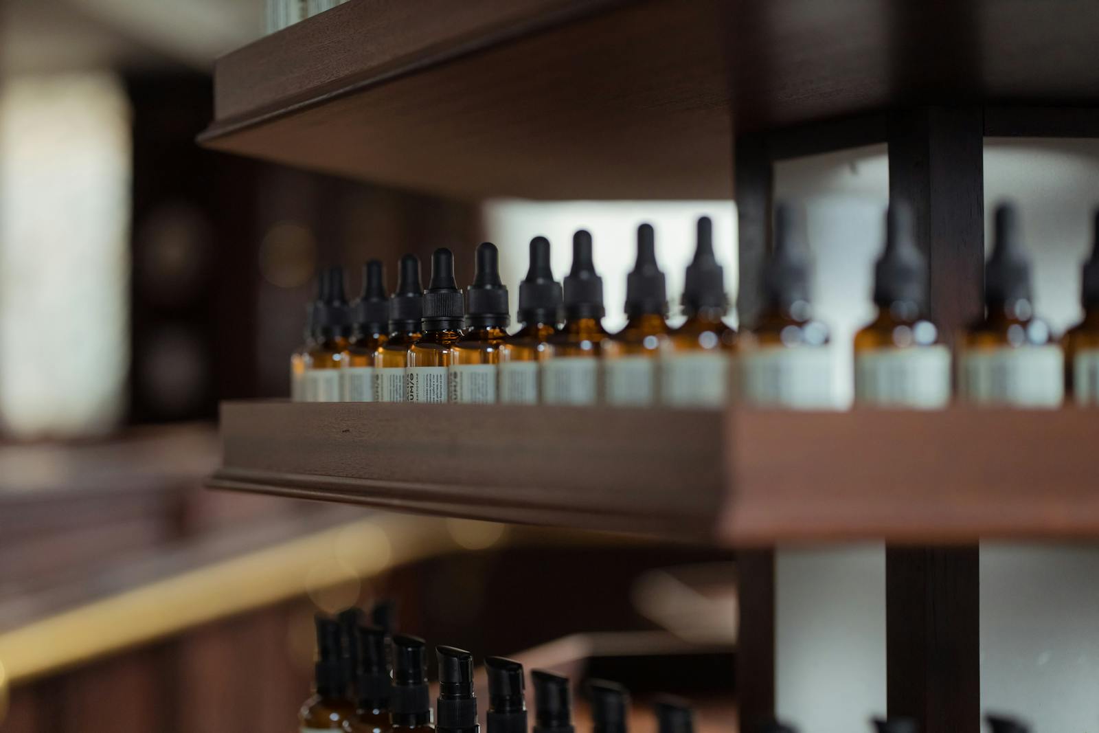 olive oil pantry shelf