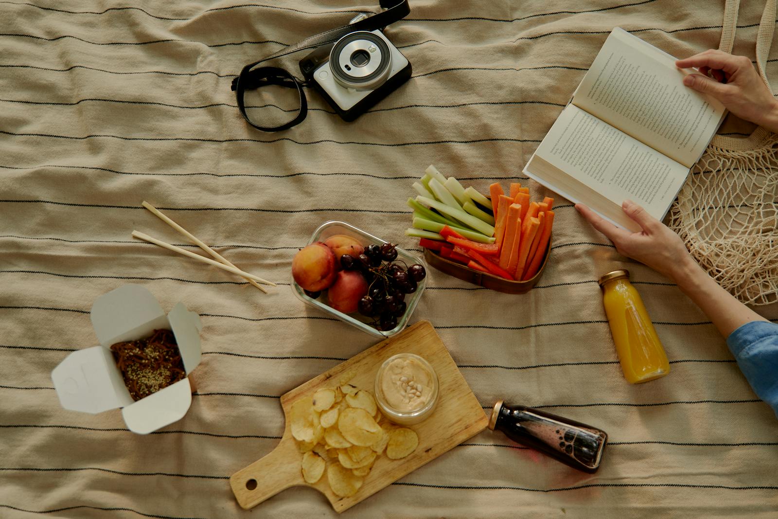 tote bag snacks
