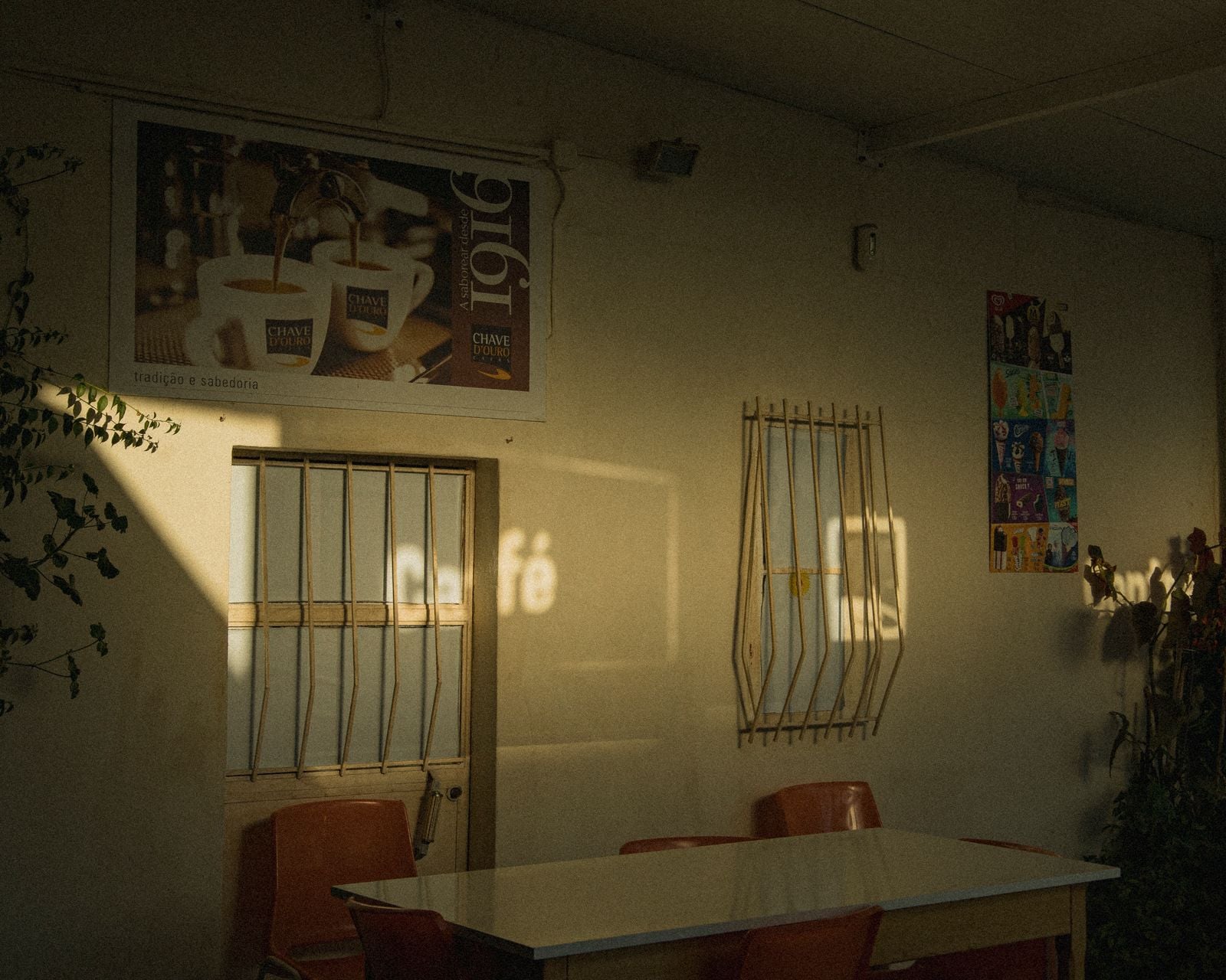 evening kitchen warm light