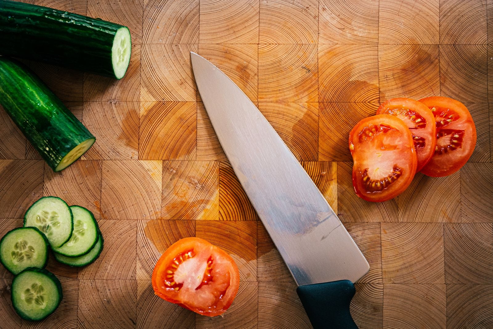 simple ingredients cutting board