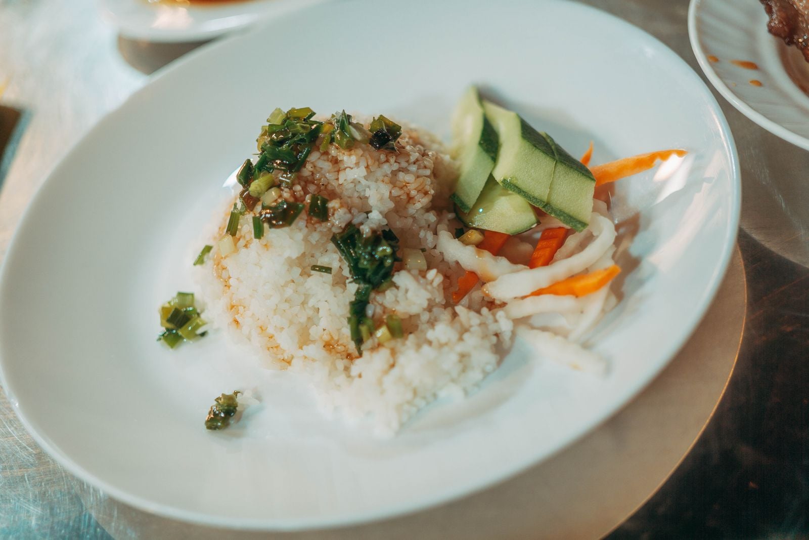 simple vegetable plate